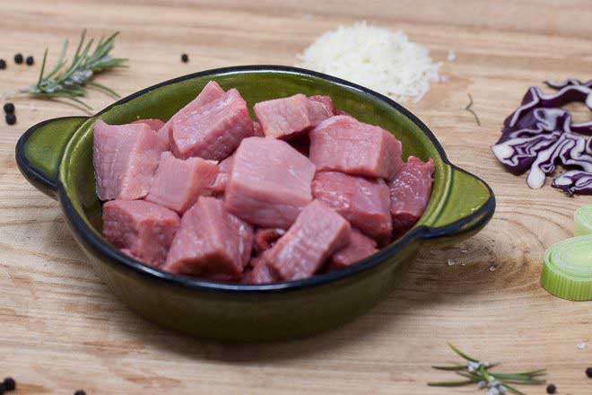 Veal Dice
